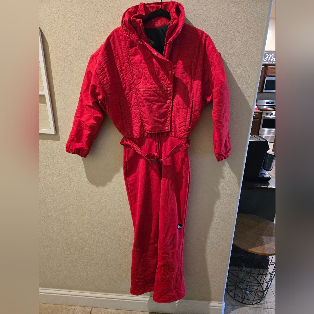 Vintage Serac Ski Snowsuit Onesie Retro 80's